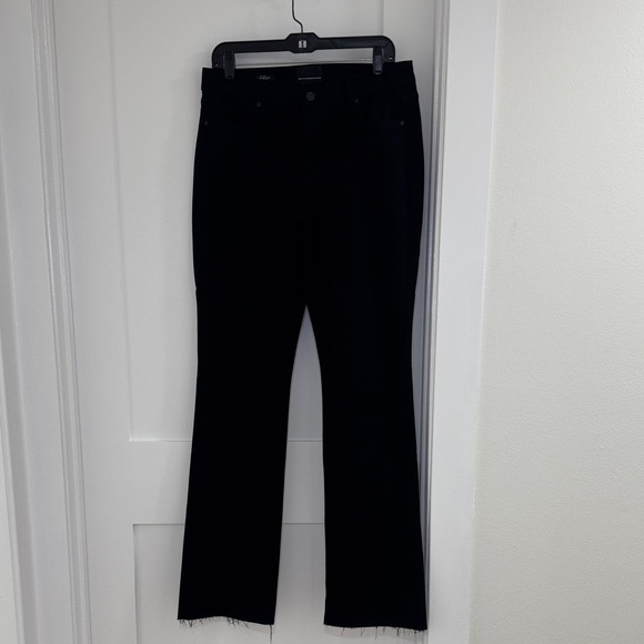 WHBM Mid-rise Slim Bootcut jeans, black, size 10L - Picture 2 of 14